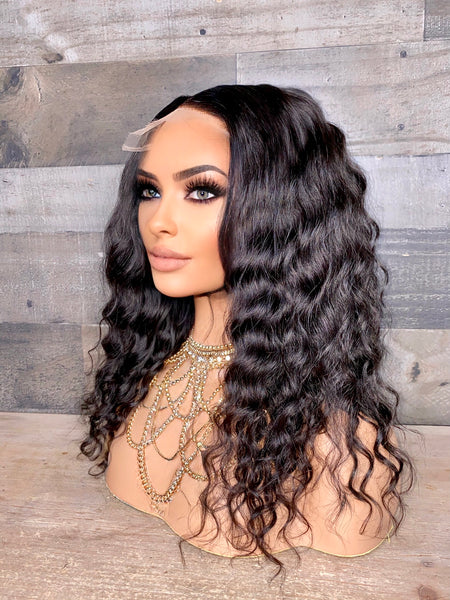 HD LACE 5X5 16’’  Indian Curls