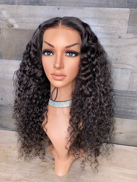 22’’ Cambodian Curly frontal wig