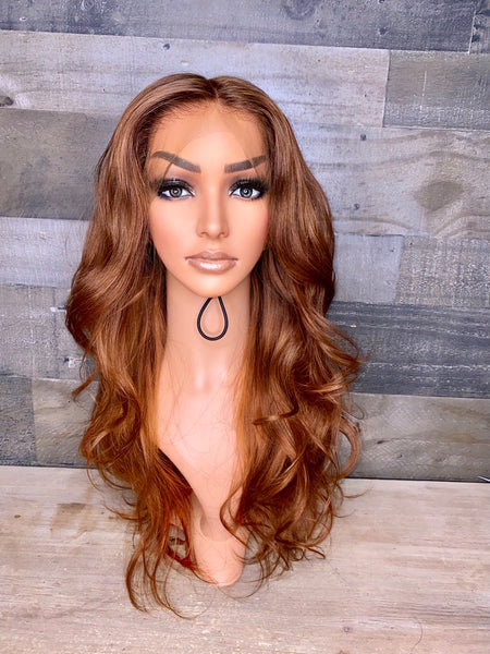 Ginger 18” frontal wig Indian silky